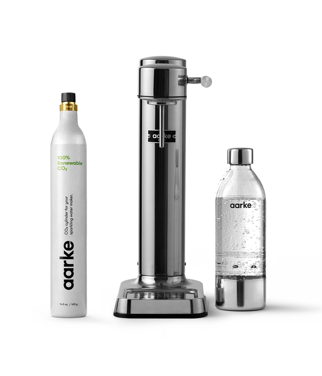 Aarke Cilindro de CO2 de 60 L para gasificador de agua I 100% renovable CO2 Aarke Cilindro de CO2 de 60 L para gasificador de agua I 100% renovable CO2